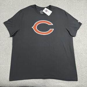 Chicago Bears Shirt Mens 2XL Gray Nike NFL Football Team Short Sleeve NEW